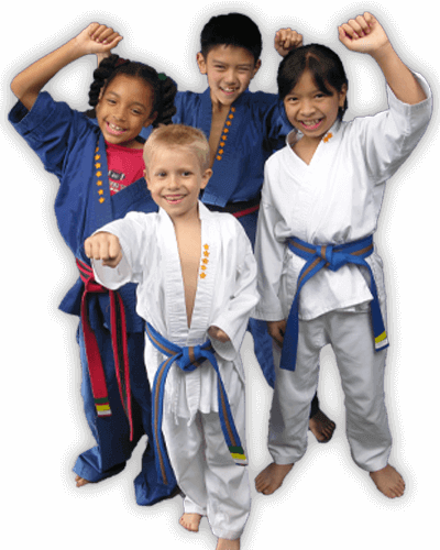 Martial Arts Summer Camp for Kids in Rainier WA - Happy Group of Kids Banner Summer Camp Page