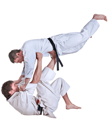 Brazilian Jiu Jitsu Lessons for Adults in Rainier WA - BJJ Floor Throw Men